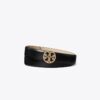1″ Miller Smooth Leather Pavé Logo Belt