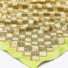 3d Checkered Logo Double-Sided Oversized Silk Square Scarf