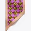 3d Checkered Logo Silk Ribbon Tie