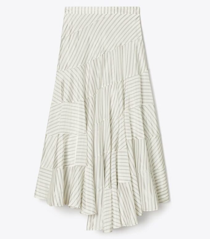 Asymmetrical Viscose Skirt