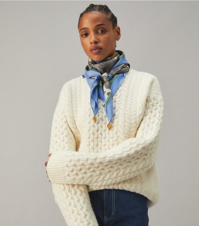 Balloons In The Sky Silk Square Scarf