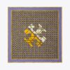 Basket-Weave Logo Jersey Neckerchief