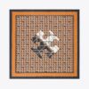 Basket-Weave Logo Silk Neckerchief