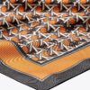 Basket-Weave Logo Silk Neckerchief