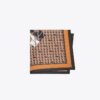 Basket-Weave Logo Silk Neckerchief