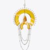 Bead And Resin Chandelier Earrings