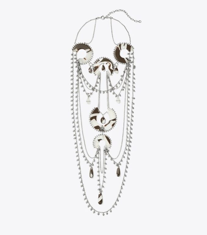 Bead And Resin Necklace
