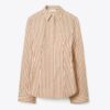 Bell-Sleeve Cotton Shirt