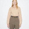 Bell-Sleeve Cotton Shirt