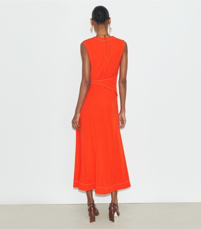 Belted Jersey Dress