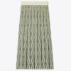 Box Pleated Jacquard Skirt