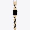 Braided Band For Apple Watch®, Cream/Black Leather, 38 Mm – 40 Mm