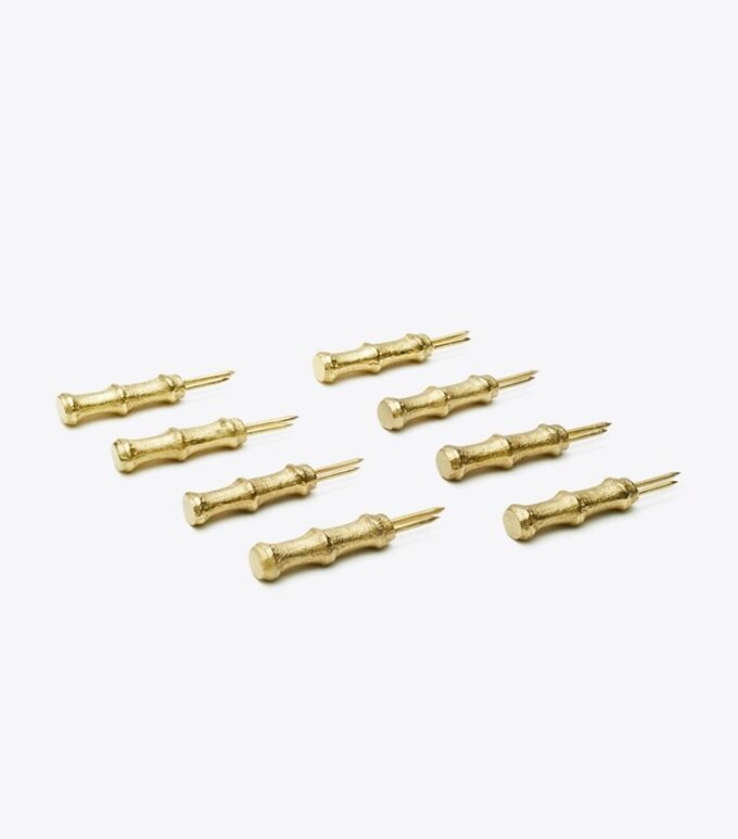 Brass Corn Holders, Set Of 8 Brass Corn Holders, Set Of 8