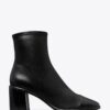 Cap-Toe Heeled Ankle Boot