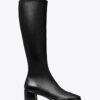 Cap-Toe Knee-High Boot