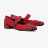Cap-Toe Mary Jane Pavé Heeled Ballet