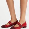 Cap-Toe Mary Jane Pavé Heeled Ballet