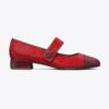 Cap-Toe Mary Jane Pavé Heeled Ballet
