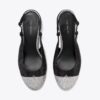 Cap-Toe Pavé Slingback