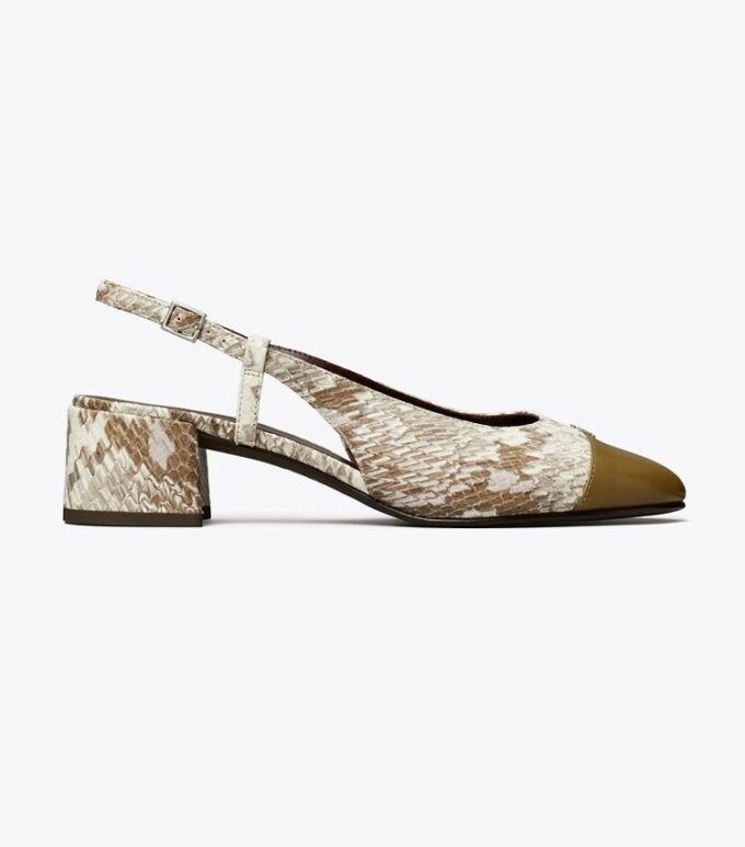 Cap-Toe Slingback