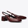 Cap-Toe Slingback Pump