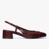 Cap-Toe Slingback Pump