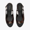 Cap-Toe Slingback Pump