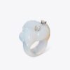 Carved Glass Ring