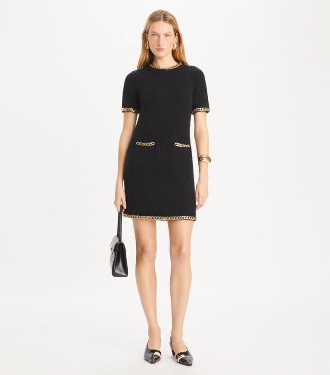Chain Wool Dress