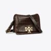 Charlie Croc-Embossed Shoulder Bag