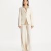 Cinched Twill Blazer