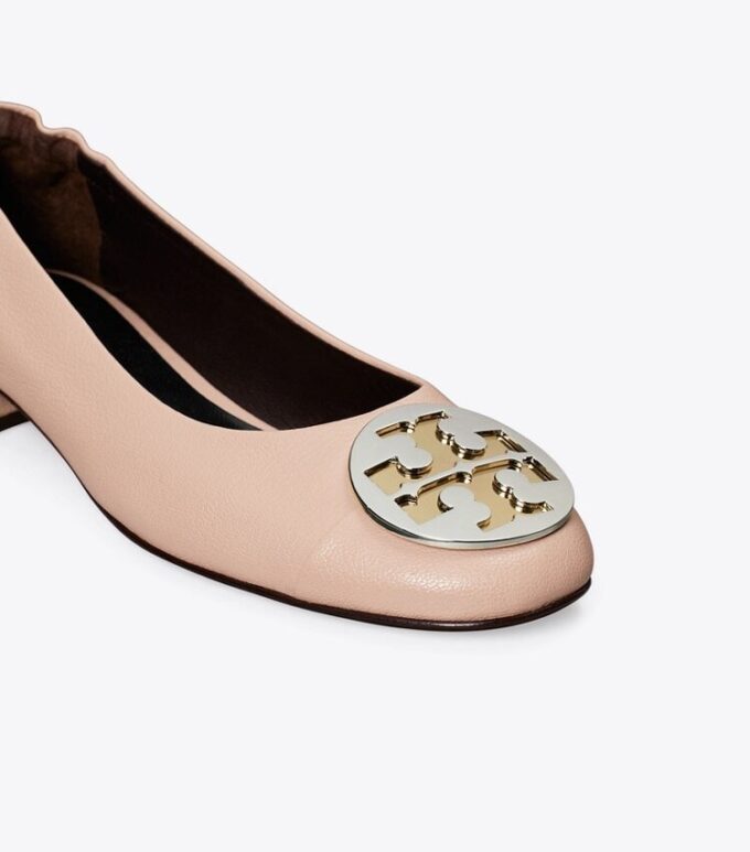 Claire Cap-Toe Heel Ballet