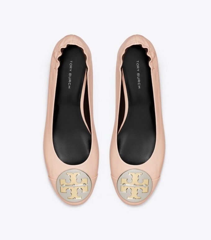 Claire Cap-Toe Heel Ballet