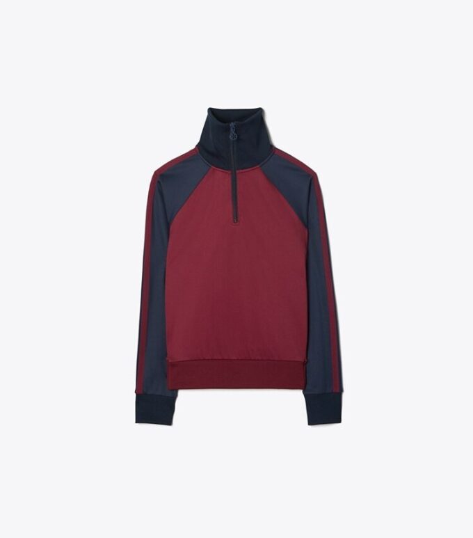 Color-Block Half-Zip Pullover