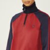Color-Block Half-Zip Pullover