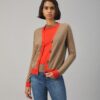 Colorblock Cashmere Cardigan