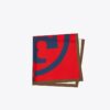 Colorblock Logo Silk Square