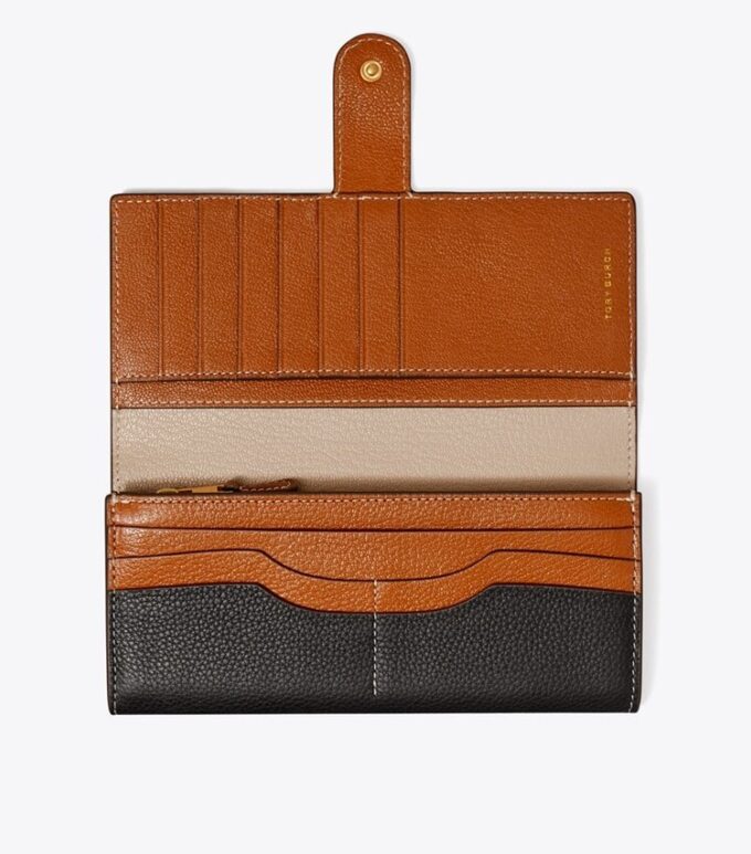 Colorblock Long Wallet