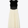 Colorblock Pleated Dress