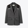 Colorblock Stretch Blazer