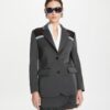 Colorblock Stretch Blazer