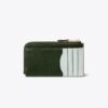 Colorblock Zip Card Case