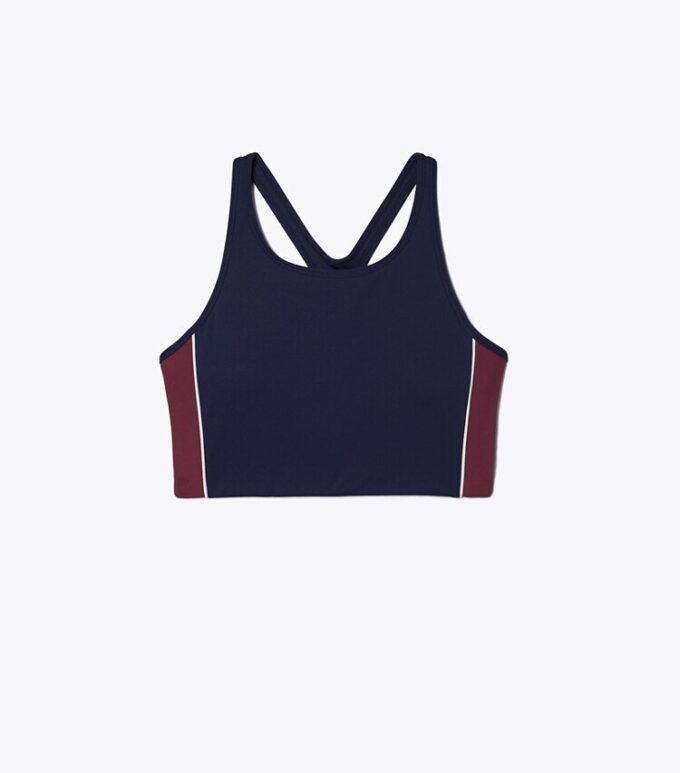 Contrast Piped Long Bra Contrast Piped Long Bra