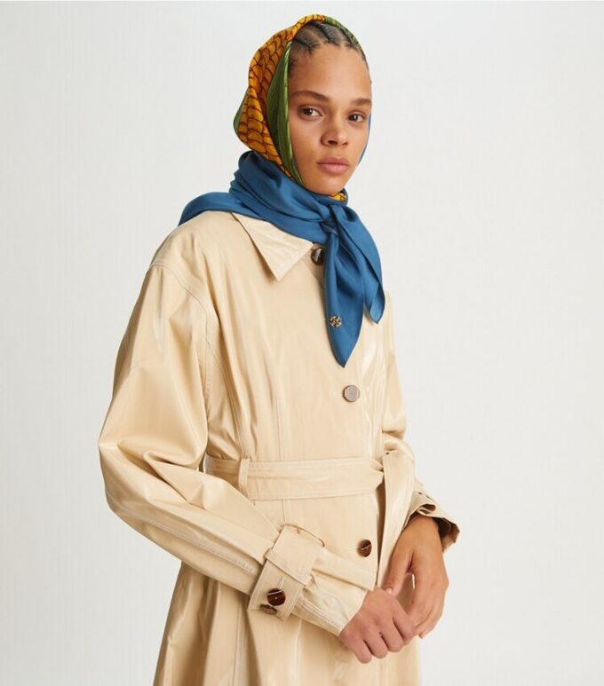 Corn Oversized Silk Square Scarf