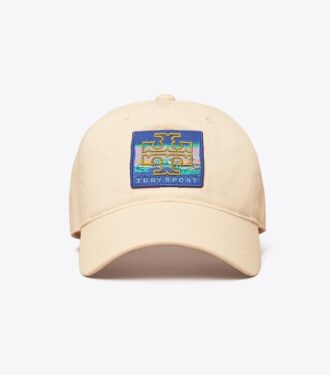 Cotton Baseball Hat With Patch