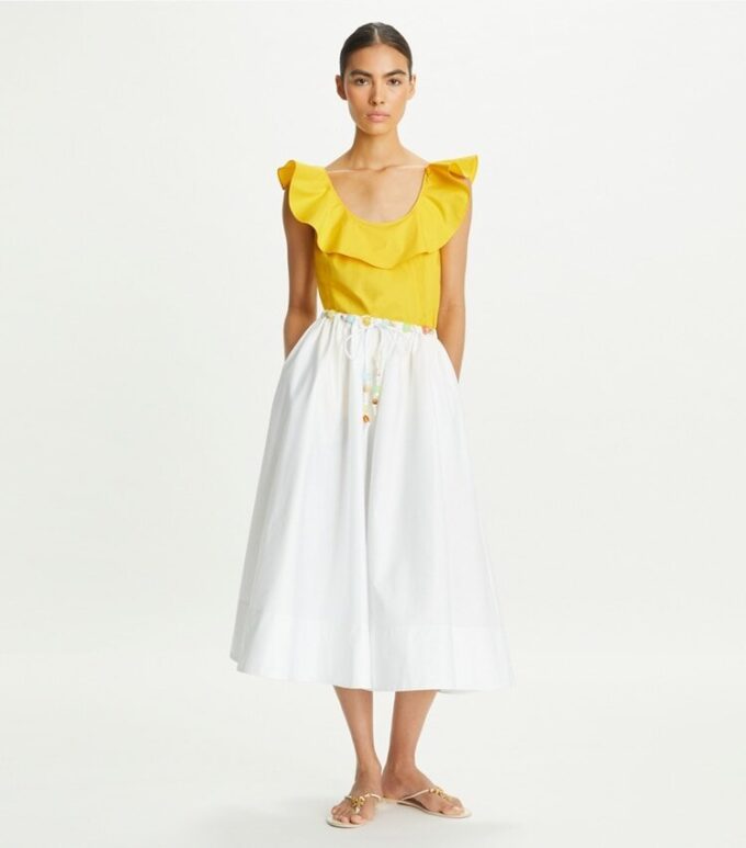 Cotton Flounce Top