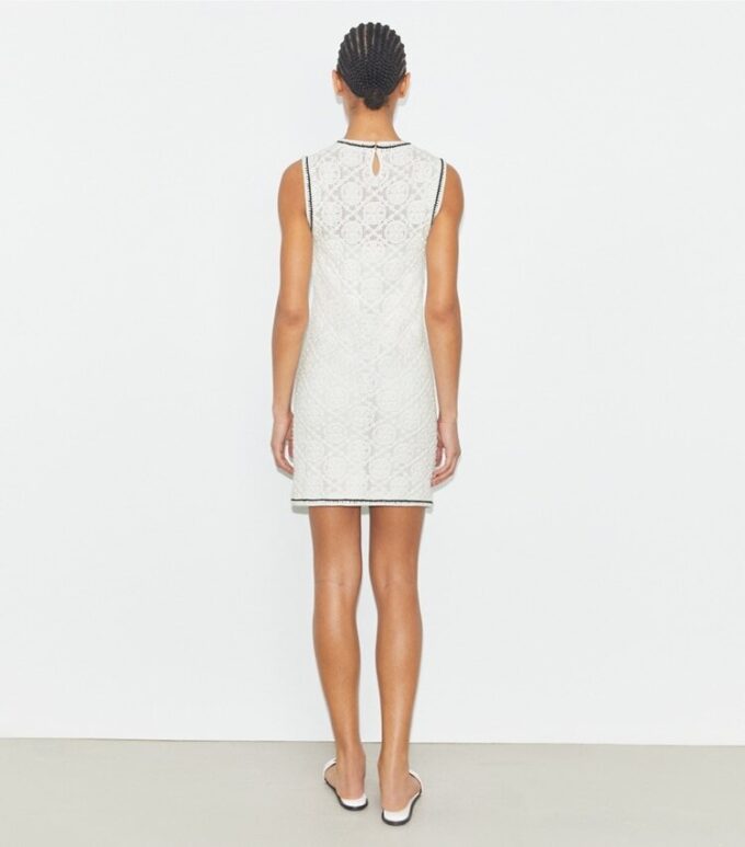 Cotton Pointelle Knitted Tank Dress Cotton Pointelle Knitted Tank Dress