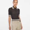 Cotton Pointelle Polo Cotton Pointelle Polo