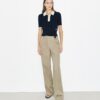 Cotton Pointelle Polo