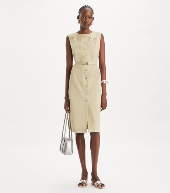 Cotton Poplin Dress